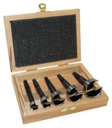 Fisch Set freze Forstner cu margine zimtata WAVE-CUTTER WS, 15-35 mm, 5 buc, DIN 7483 G, FISCH (03170005K)