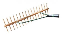 JOST Grebla de fan din plastic, cu doua fete, 16 dinti (HR16D) - constructii-mag Grebla