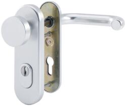 HOPPE Set maner interschimbabil FS-58/3332KZA/353K-1/138F, Serie Paris, 72/9 mm, PZ, aluminiu F1, pentru usi cu grosime 42-47mm, HOPPE (1902241) - constructii-mag