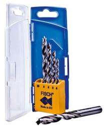 Fisch Set burghie elicoidale HSS pentru lemn, 4-10 mm, 5 bucati, FISCH (013C5SET)
