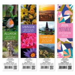 Pátria Design PD 2026 5x21 cm könyvjelző naptár P4111-0227 (P4111-0227)