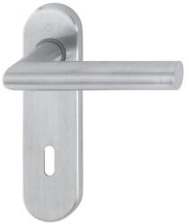 HOPPE Maner pentru usi de interior 35-45mm, Amsterdam E1400Z/353K, placuta scurta, buton 58, 8/72mm, PZ, inox, HOPPE (3306187) - constructii-mag