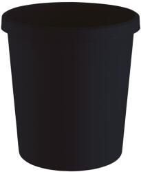 HELIT Cos de gunoi, model The green german, din plastic reciclat, 18 l, inaltime 331 mm, Ø 315 mm, negru (H64058.95) - constructii-mag Cos de gunoi