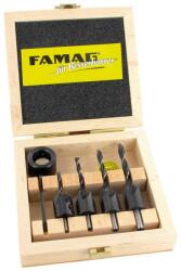 FAMAG Set burghie pentru lemn cu tesitor Famag, 3-6mm, 5 piese (3574.504) Burghiu