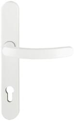 HOPPE Set manere pentru usi profilate 72-77mm, Luxembourg 1500/3357N, placa ingusta, 8/92 mm, PZ, alb, HOPPE (8002917) - constructii-mag