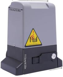 Tolókapunyitó, távirányító, biztonsági funkciók, 370 W