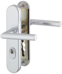 HOPPE Set maner de siguranta seria Amsterdam 86G/3332ZA/3310/1400, pentru usi 67-77mm, 92/10mm, aluminiu F1, HOPPE (3663352) - constructii-mag