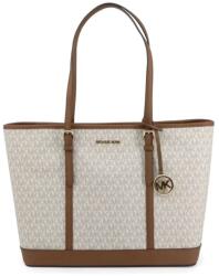 Michael Kors Jet Set Travel Small Zip Top Tote Bag Vanilla 35S0GTVT1V