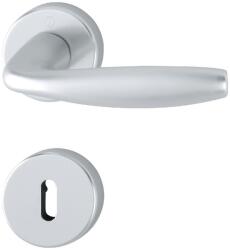 HOPPE Clanta usi de interior New York 1810/42KV/42KVS, cu rozeta, 8 mm, WC, F1, 37-42mm, HOPPE (3273258) - constructii-mag