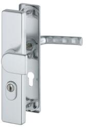 HOPPE Set maner interschimbabil Serie London 78G/2222ZA/2410/113, 72/8 mm, aluminiu F1, pentru usi cu grosime 41-46mm, HOPPE (3701822) - constructii-mag