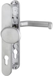 HOPPE Maner pentru usi profilate 67-72mm, Liverpool E86G/3357N/1313G, sild ingust si buton, 8/92mm, PZ, inox, HOPPE (3085901) - constructii-mag