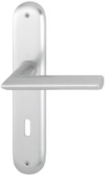 HOPPE Clanta pentru usi de interior Stockholm 1140/273P, cu placa lunga si buton 53, 8/72mm, PZ, F1, 35-45mm, HOPPE (2785905) - constructii-mag