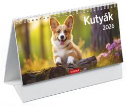 KALENDART 2026 T058 Kutyák álló asztali naptár 26T581P-00P (26T581P-00P)