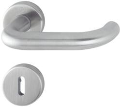 HOPPE Maner pentru usi de interior 37-42mm Paris E138Z/42KV/42KVS, rozeta pentru maner si cheie, 8mm, PZ, inox, HOPPE (3290082) - constructii-mag