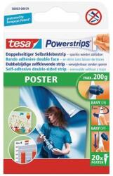 tesa Benzi adezive tesa Powerstrips, Poster, 20 bucati, TESA (58003-00079-21)