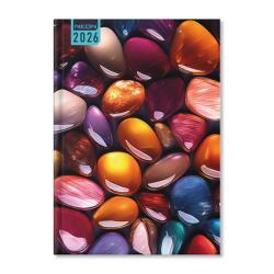 PERIOD Neon Pebbles 2026 A5 napi beosztású határidőnapló P4114-3408 (P4114-3408)