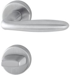 HOPPE Maner pentru usa de la toaleta 37-42mm, Verona E1800Z/42KV/42KVS, rozeta cu incuietoare, 8mm, inox, HOPPE (2821507) - constructii-mag