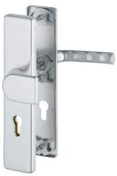 HOPPE Set maner Serie London 78G/2221/2410/113, 72/8 mm, aluminiu F1, pentru usi cu grosime 41-46mm, HOPPE (3701339) - constructii-mag