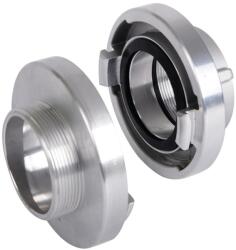KINDSWATER Racord fix Storz, filet exterior, aluminiu, 75-B, G 2.1/2 inch, 89 mm, max. 16 bar (4053569791069)