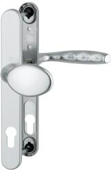 HOPPE Set maner asimetric pentru usi profilate 67-72mm, seria New York 76G/3346/1810, 8/92 mm, PZ, F9016, HOPPE (3257493) - constructii-mag