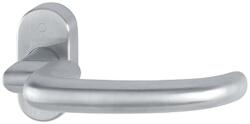 HOPPE Maner pentru usi profilate, ignifug, pe rozeta, San Francisco FS-E1301GF2/55, jumatate de set, F69 mat, 9mm, HOPPE (3729008) - constructii-mag