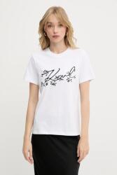 Karl Lagerfeld tricou din bumbac 9BYA-TSD04Y_00X (A3W17018)