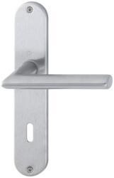 HOPPE Maner pentru usi de interior 35-45mm, Stockholm E1140Z/302, placa lunga si buton 58, 8/72mm, PZ, inox, HOPPE (3042759) - constructii-mag