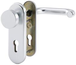 HOPPE Set maner interschimbabil FS-58/3331K/353K-1/138F, Serie Paris, 72/9 mm, PZ, aluminiu F1, pentru usi cu grosime 42-47mm, HOPPE (1902364) - constructii-mag
