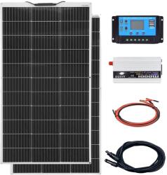  Napelem, nagy hatásfokú, egyszerű telepítés, 12V-220V 240W