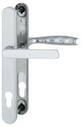 HOPPE Set manere pentru usi profilate 67-72mm, New York 099KH/3346/1810, placa ingusta, 8/92 mm, PZ, alb, HOPPE (3257670) - constructii-mag