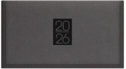 KALENDART Classic 2026 C030 fekete heti beosztású fekvő zsebnaptár 26C030C-003 (26C030C-003)