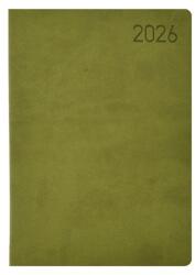 Kalendart Madeira 2026 M012 B6 heti beosztású zöld-zöld határidőnapló 26T012M-066 (26T012M-066)