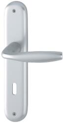 HOPPE Clanta usi de interior New York 1810/273P, cu placa, 8/72 mm, PZ, F1, 37-42mm, HOPPE (3272925) - constructii-mag