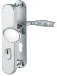 HOPPE Set maner interschimbabil seria New York 76G/3332ZA/3410/1810H, pentru usi 41-46mm, 72/8mm, aluminiu F1, HOPPE (3664849) - constructii-mag