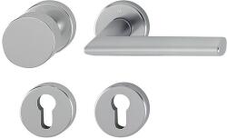 HOPPE Clanta pentru usi de interior Stockholm 1140/42KV/42KVS, cu rozeta si buton 58, 8mm, PZ, F1, 37-42mm, HOPPE (2784101) - constructii-mag