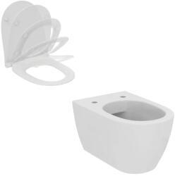 Ideal Standard Set vas WC suspendat Ideal Standard I. life O HydroTwist cu capac softclose alb (T568001+T572401)