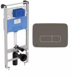 Ideal Standard Set rezervor WC cu cadru Ideal Standard ProSys si clapeta Oleas M3 gri Magnetic Grey (R020467+R0459A5)