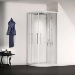 Ideal Standard Cabina de dus semirotunda Ideal Standard i. life cu 2 usi culisante 90x90 argintiu (T4935EO)