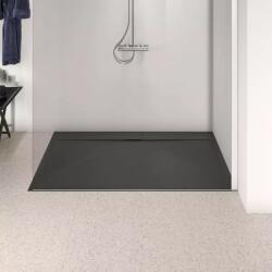 Ideal Standard Cadita de dus dreptunghiulara Ideal Standard i. life Ultra Flat S negru intens 160x100 cm (T5232FV) - sanoterm