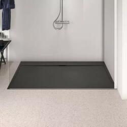 Ideal Standard Cadita de dus dreptunghiulara Ideal Standard i. life Ultra Flat S negru intens 180x100 cm (T5245FV) - sanoterm