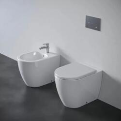 Ideal Standard Set vas WC pe pardoseala Ideal Standard Ellisse BTW cu capac softclose alb si bideu (T569401+T569501)