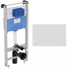 Ideal Standard Set rezervor WC cu cadru Ideal Standard ProSys si clapeta Oleas M2 alb (R020467+R0121AC)