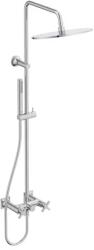 Ideal Standard Coloana de dus cu baterie dubla comanda Ideal Standard Atelier Joy Neo cu maner in forma de cruce (BD158AA) - sanoterm