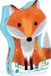 DJECO Formadobozos puzzle - Gyömbér a kis róka, 24 db-os - Ginger, little fox (DJ07285) (DJ07285)