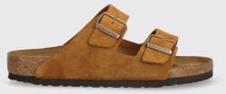 Birkenstock papucs velúrból Arizona barna, férfi, 1027082 - barna Férfi 46