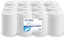 Lucart Kéztörlő 2 rétegű tekercses átmérő: 14 cm 255 lap/tekercs 12 tekercs/karton Strong 14 CF Lucart_861093J fehér (861093J)