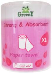 Greeny Papírtörlő konyhai 2 rétegű átmérő: 15 cm 300 lap/63 méter/tekercs 1 tekercs/csomag Greeny Monoroll 300 XL_KT3014 fehér (KT3014)