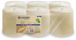 Lucart Ipari törlő 2 rétegű kitéphető dudával átmérő: 20 cm 475 lap/tekercs 6 tekercs/karton EcoNatural 135 Lucart_852226 barna (852226)