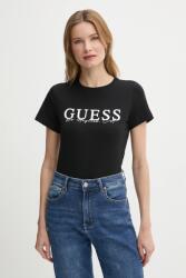 Guess t-shirt KAMELIE női, fekete, V5GI15 J1314 - fekete XS