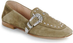 Fru. it Mocasini Femei 8679-586-CUOIO-NATURALE-VELOUR-PLANET Fru. it Kaki 39